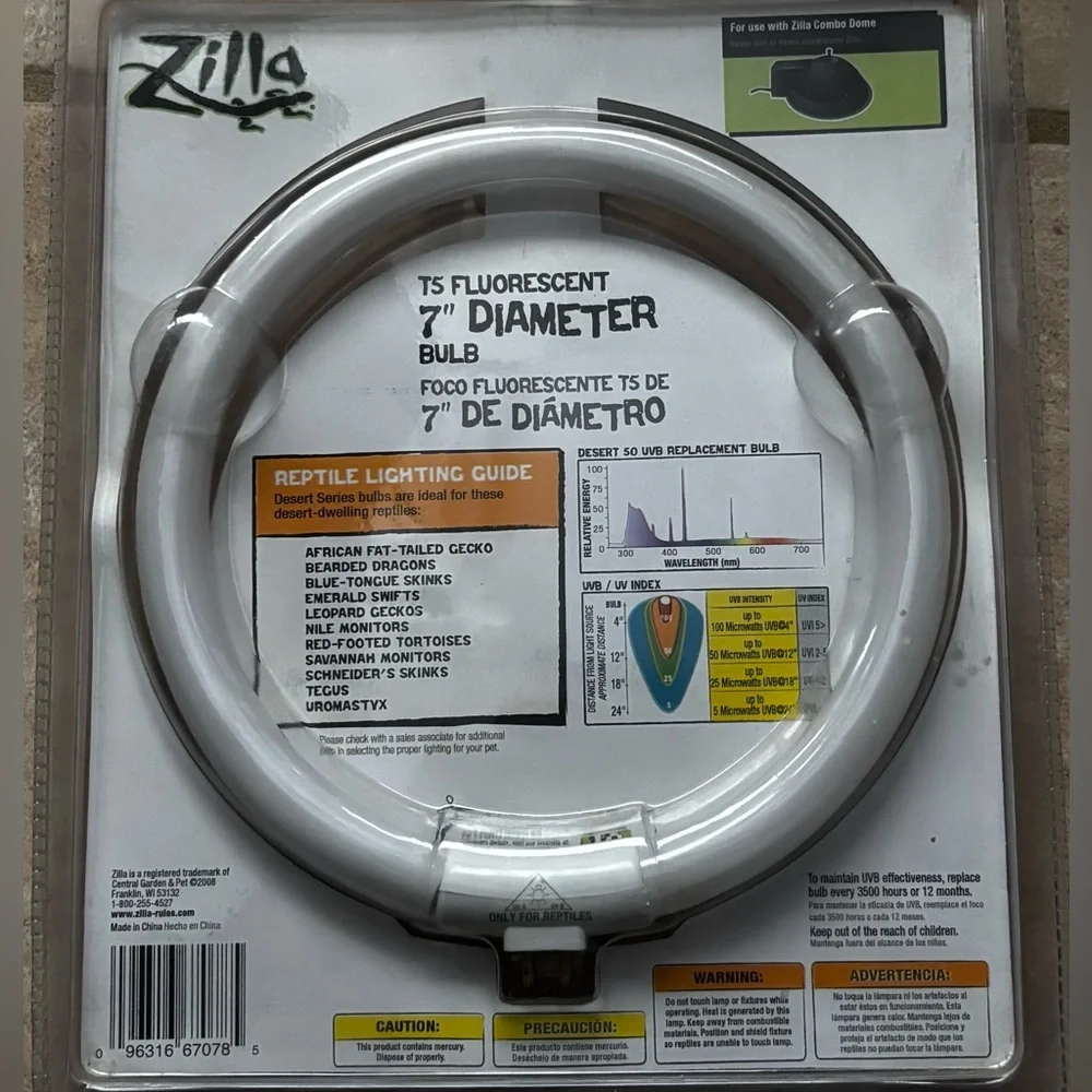Zilla Desert Series 23 Watts 7” Diameter Reptile Bulb